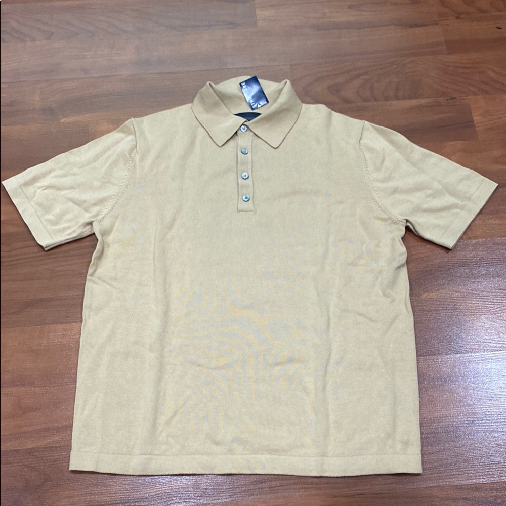 Men's Beige Polo Shirt